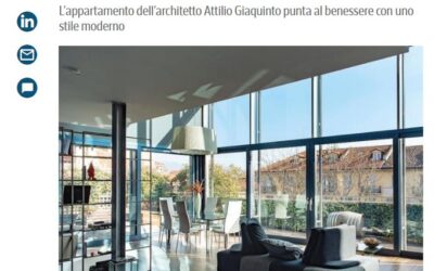 L’appartamento dell’architetto Attilio Giaquinto punta al benessere con uno stile moderno